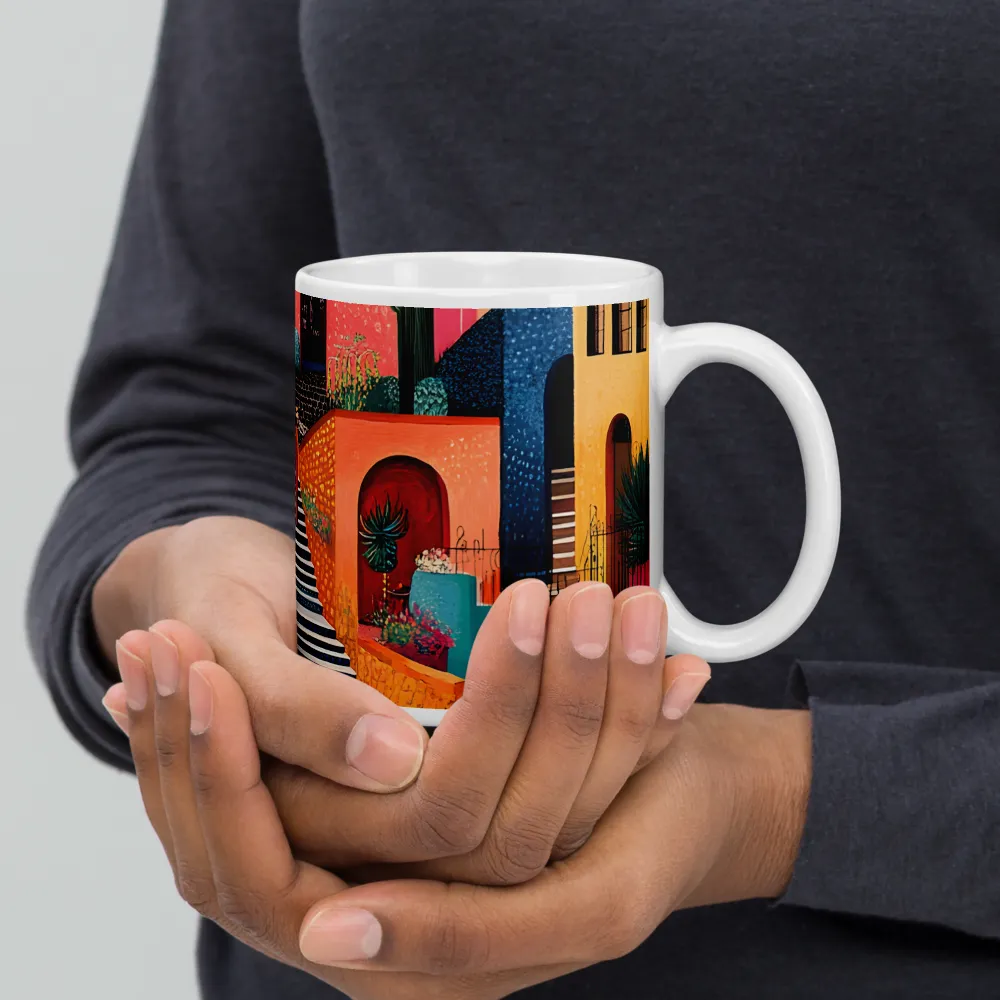 Colorful Architectural Harmony | Mugs | Multiple Sizes & Colors