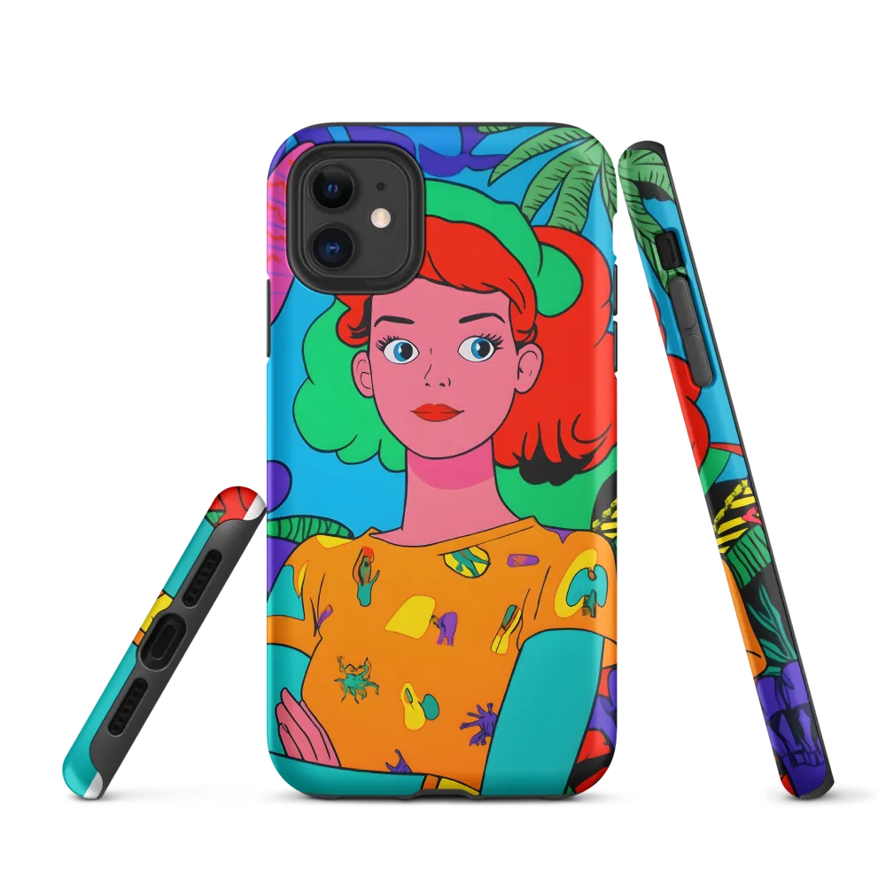 Tropical Vibes: A Playful Portrait