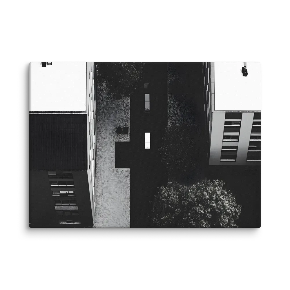 Urban Serenity from Above | Canvas | 20″×28″