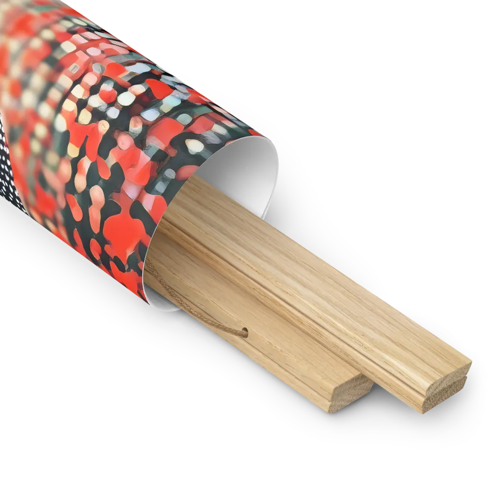 Veil of Modernity | Poster With Oak Wood Hanger | 18″×18″