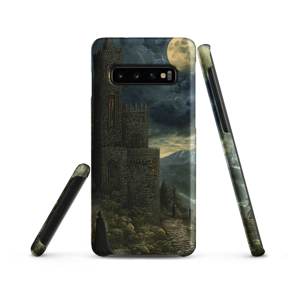 Whispers of the Moonlit Castle | Phone Case |  S10 | Snap Case | Matte