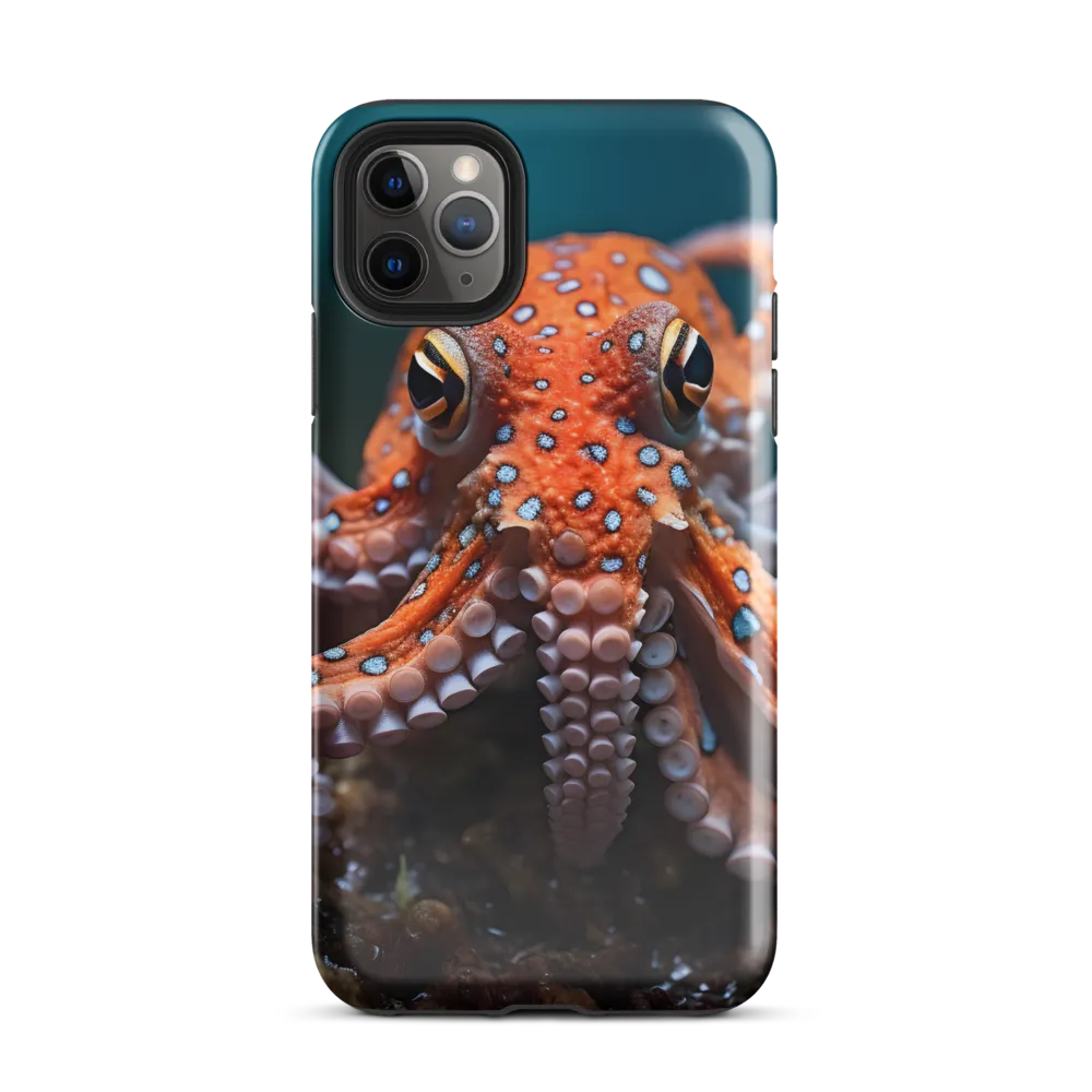 Curiosity of the Deep: The Orange Octopus | Phone Case |  11 Pro Max | Tough Case | Glossy