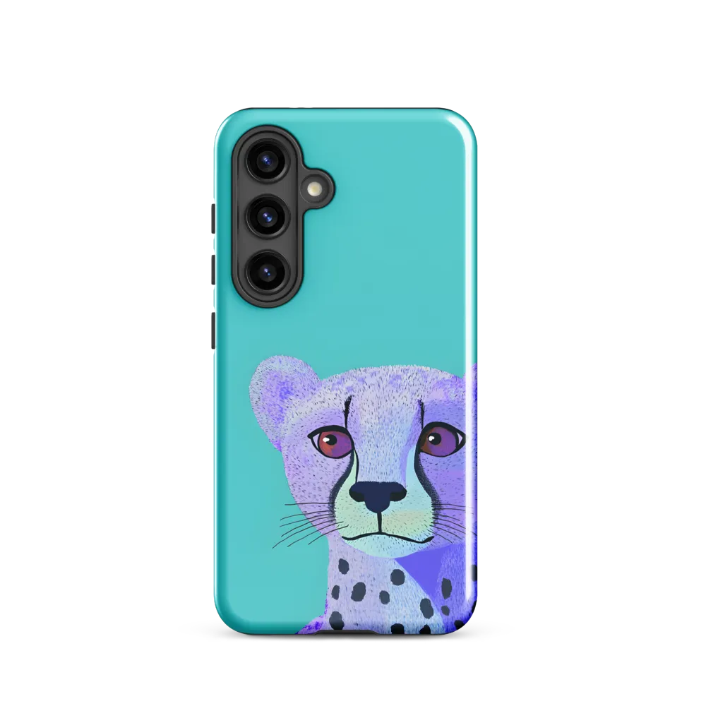 Curious Cheetah | Phone Case |  S24 | Tough Case | Glossy