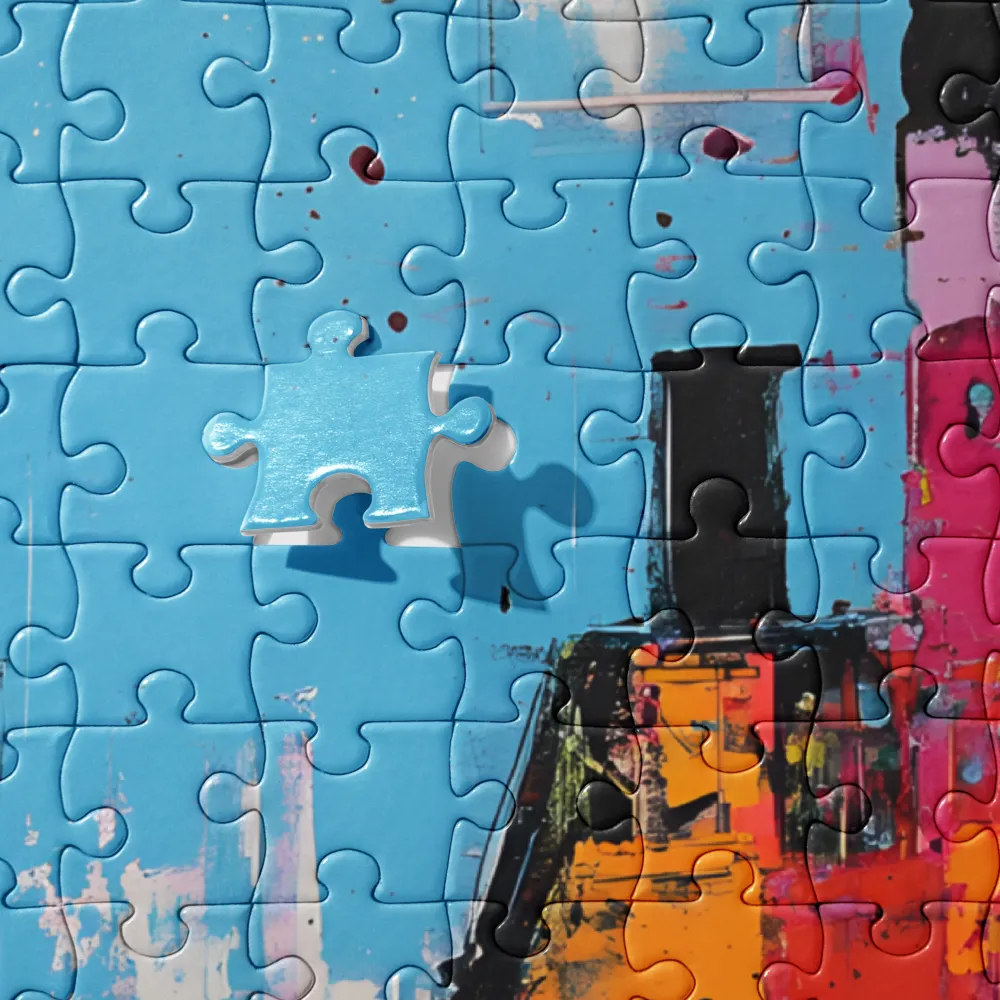 Urban Vortex of Color | Jigsaw Puzzle | 252/520 pieces