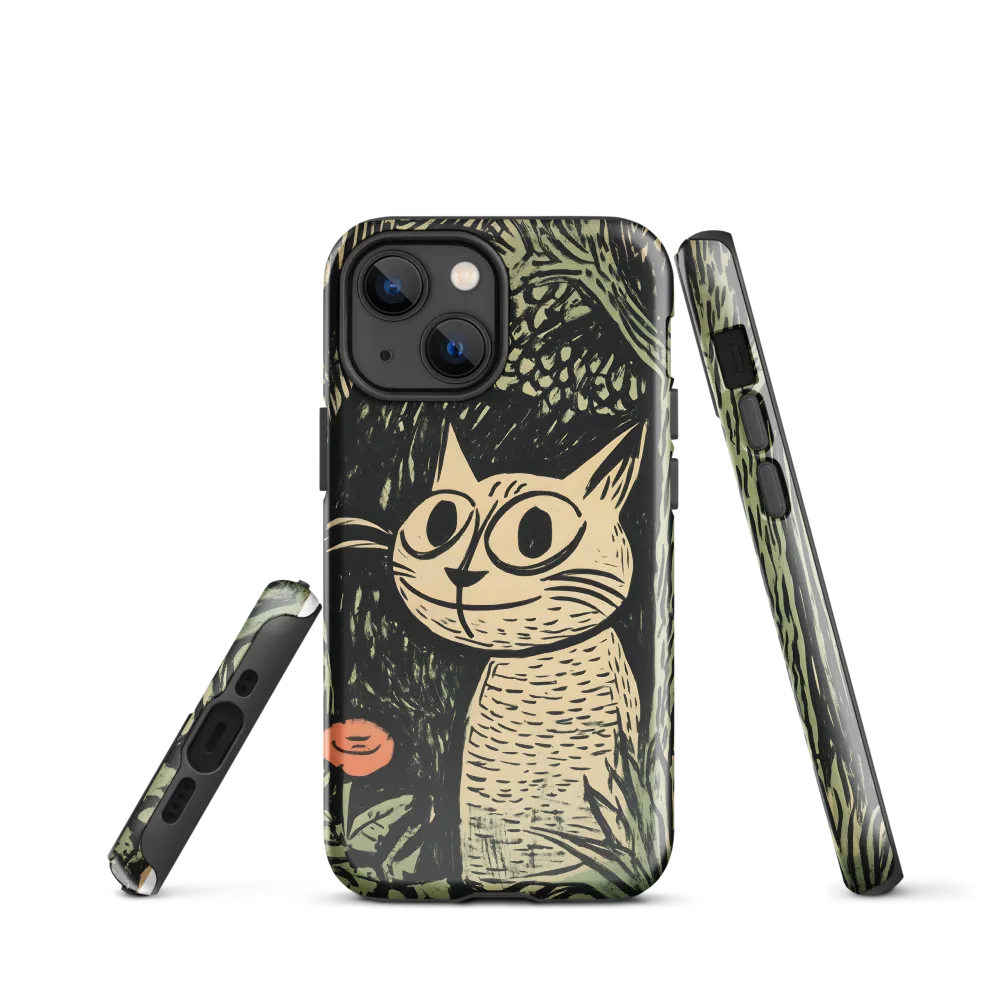 Whimsical Cat in the Forest