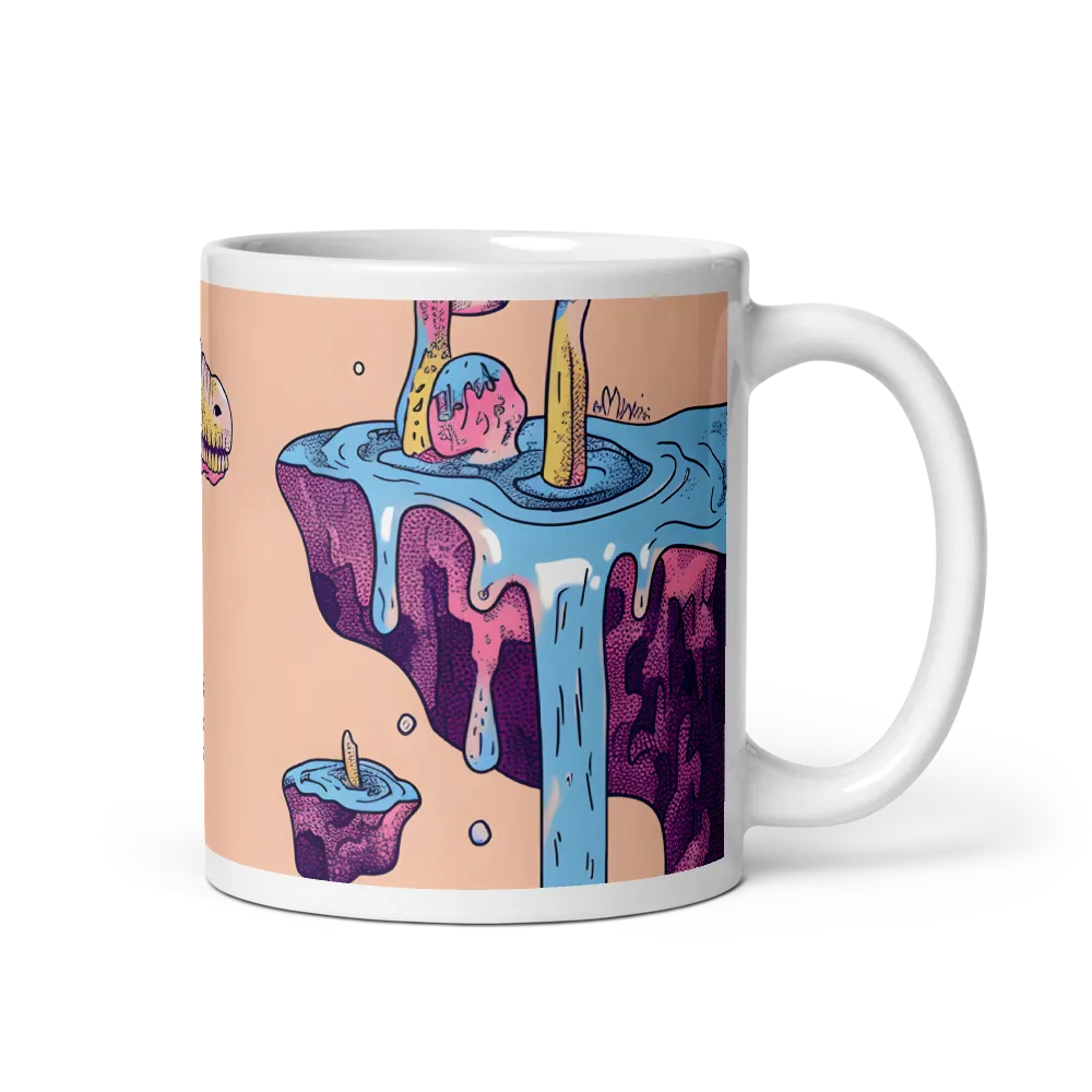 Whimsical Sea Dragon: An Intricate Fantasy | Mug with White inside | 11 oz