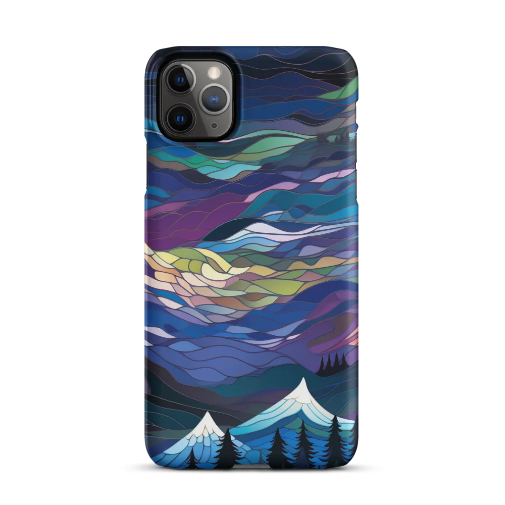 Twilight Peaks: An Abstract Mountain Landscape