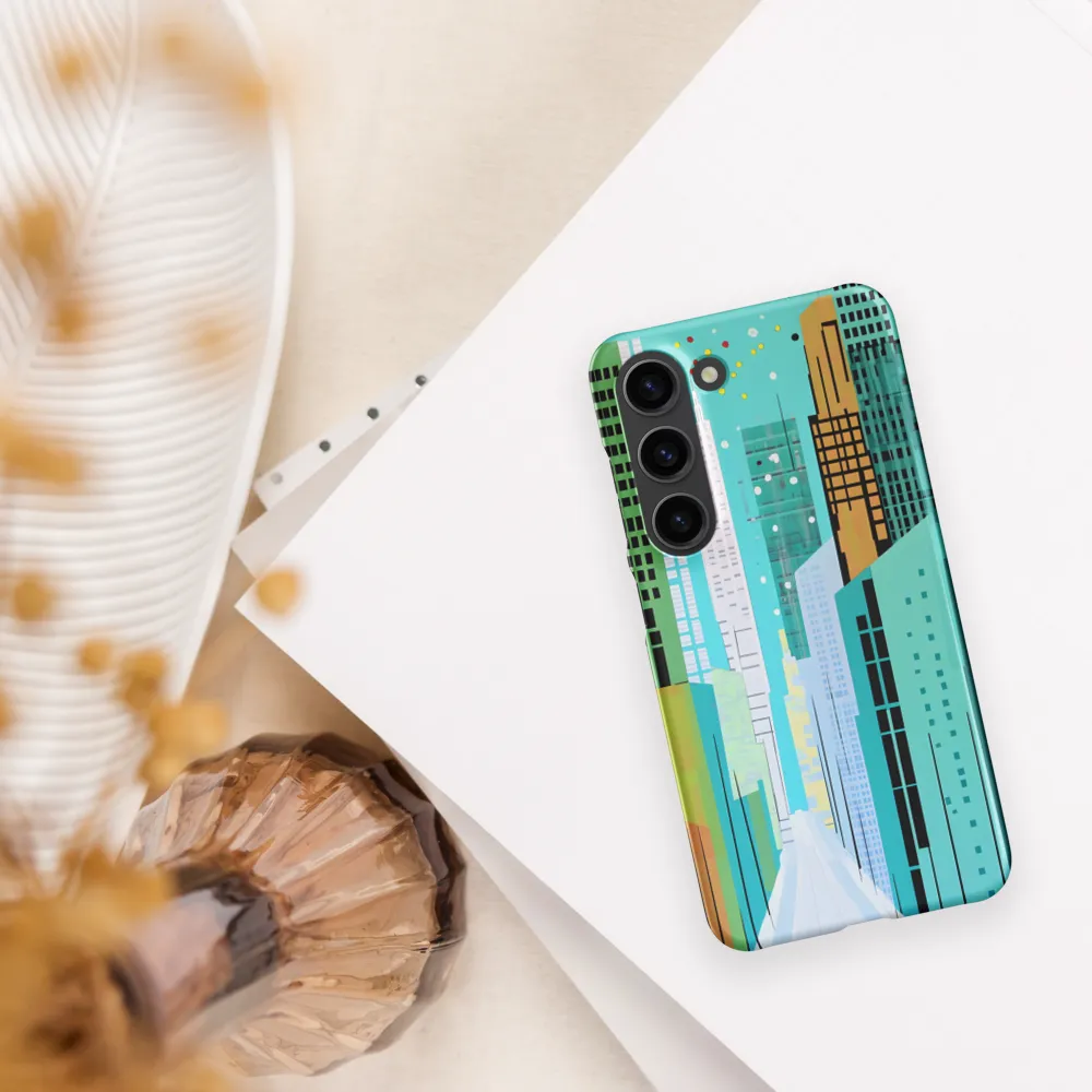 Urban Symphony in Turquoise