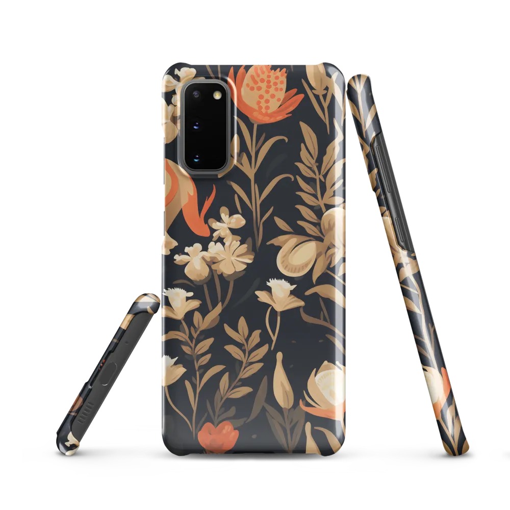 Floral Harmony: A Dance in the Dark