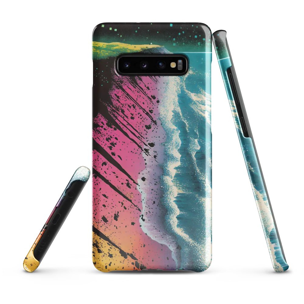 Cosmic Serenity at the Shore | Phone Case |  S10 Plus | Snap Case | Glossy