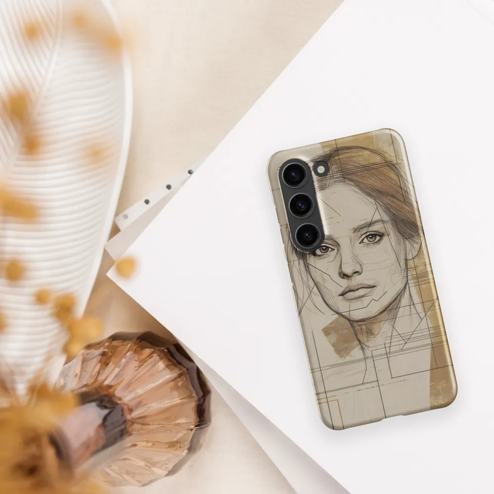 Geometric Elegance: A Modern Portrait