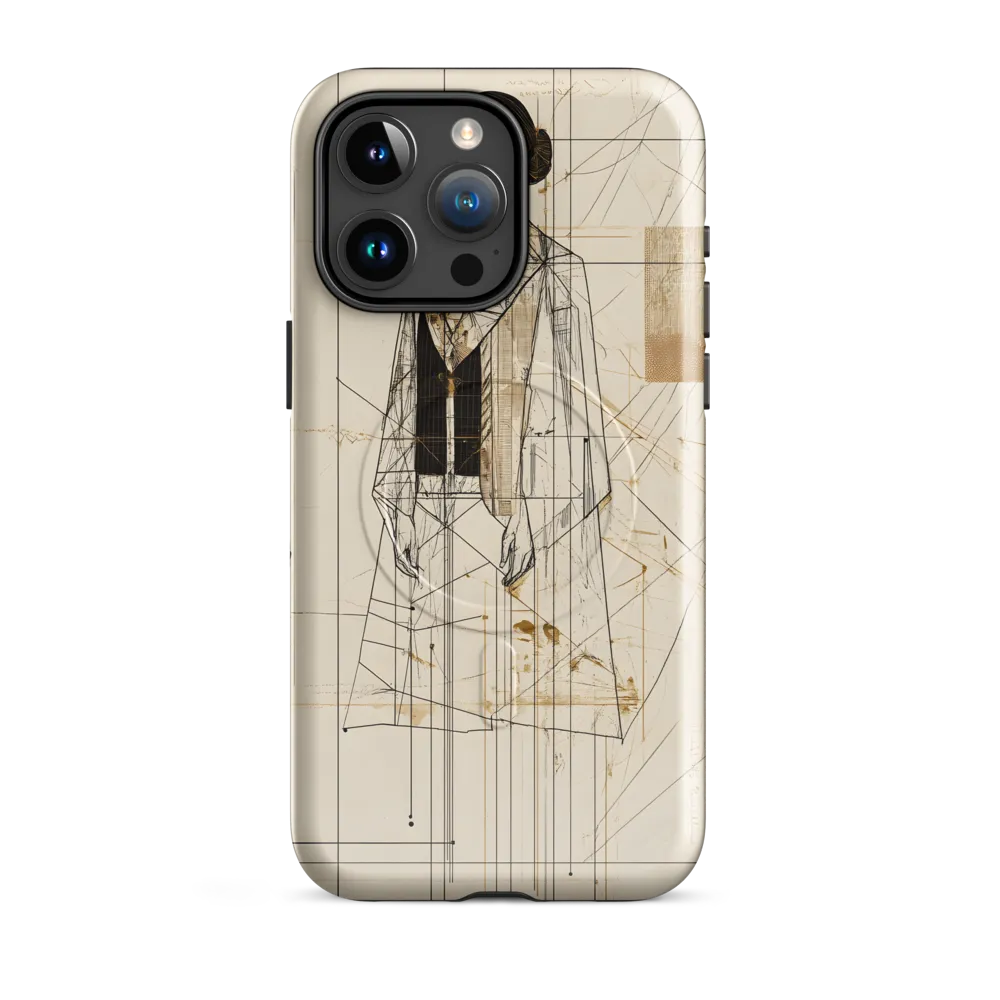 Elegance in Lines | Phone Case |  15 Pro Max | MagSafe® Tough Case | Glossy