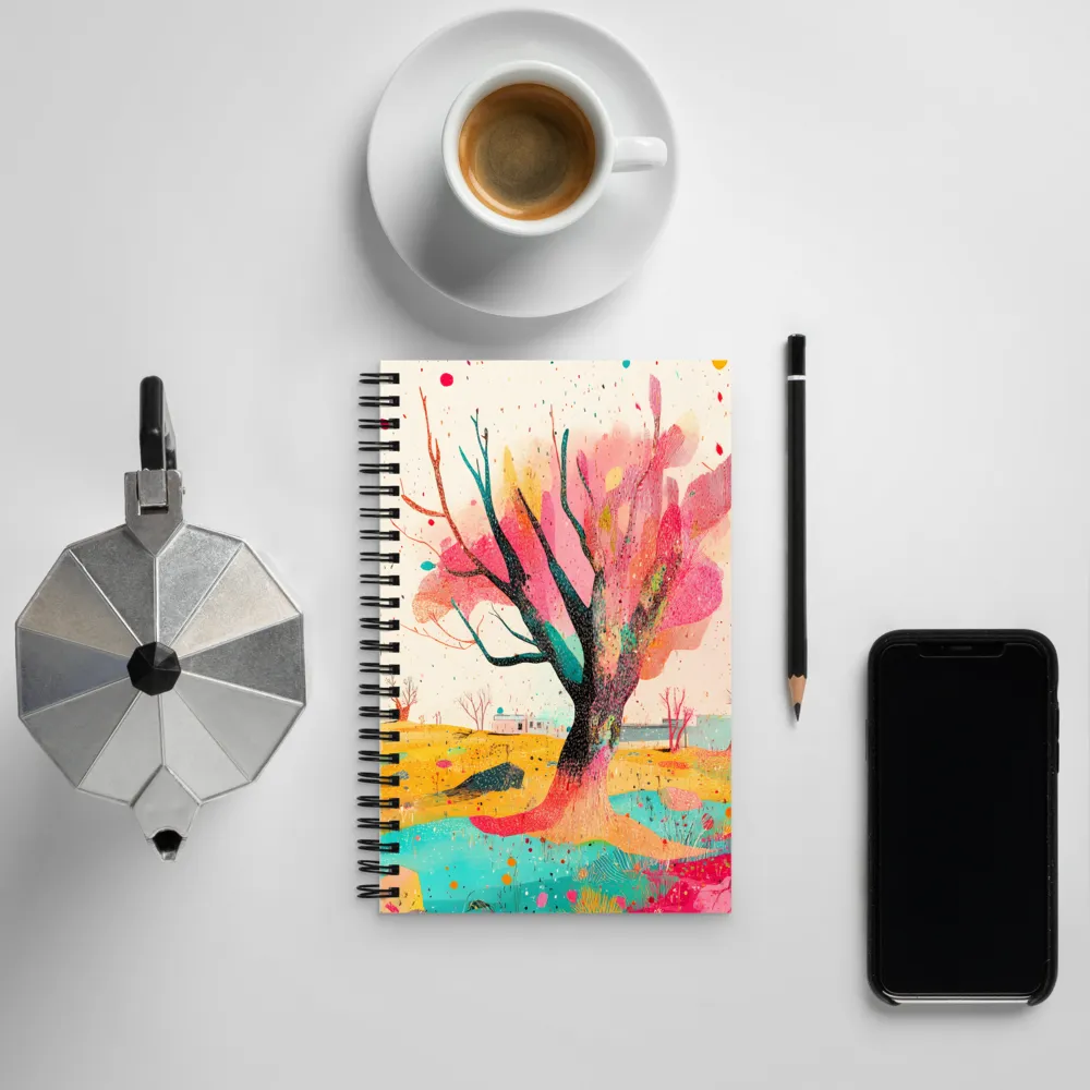 Whispers of a Colorful Tree | Spiral Notebook