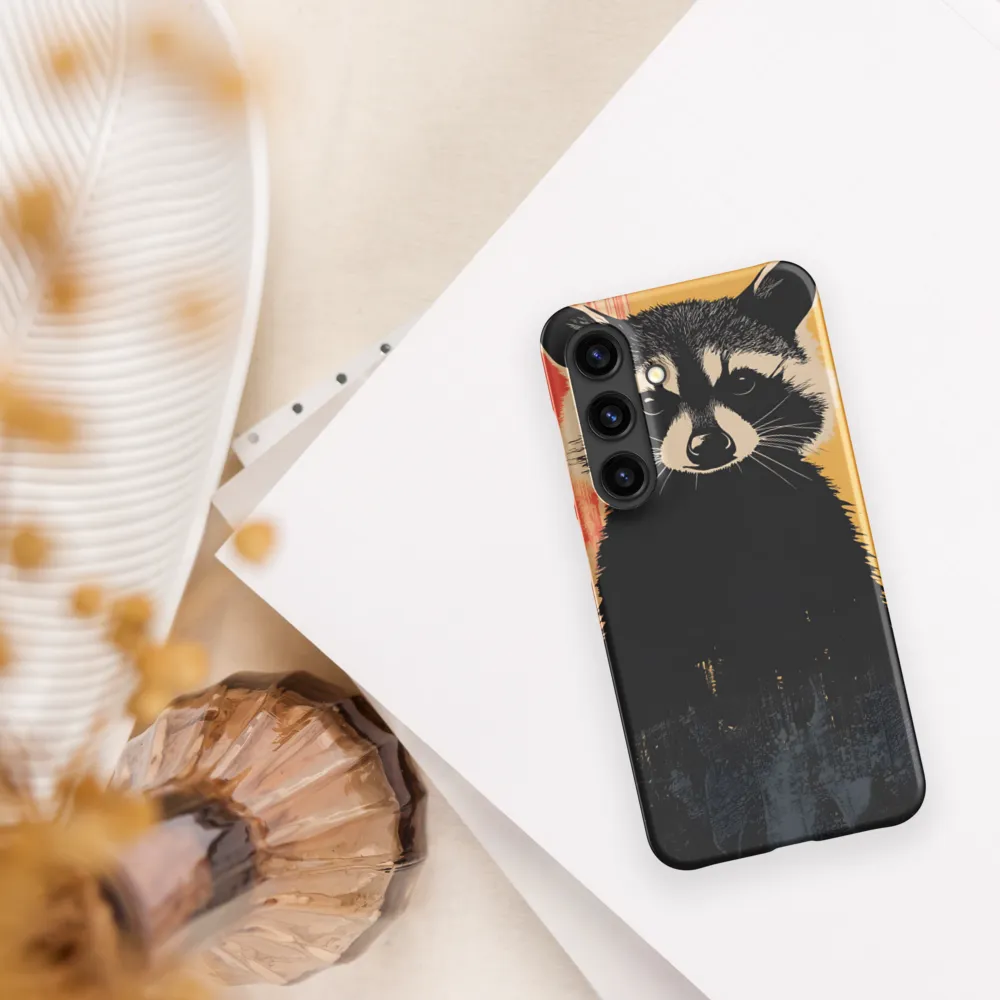 Whimsical Raccoon Portrait