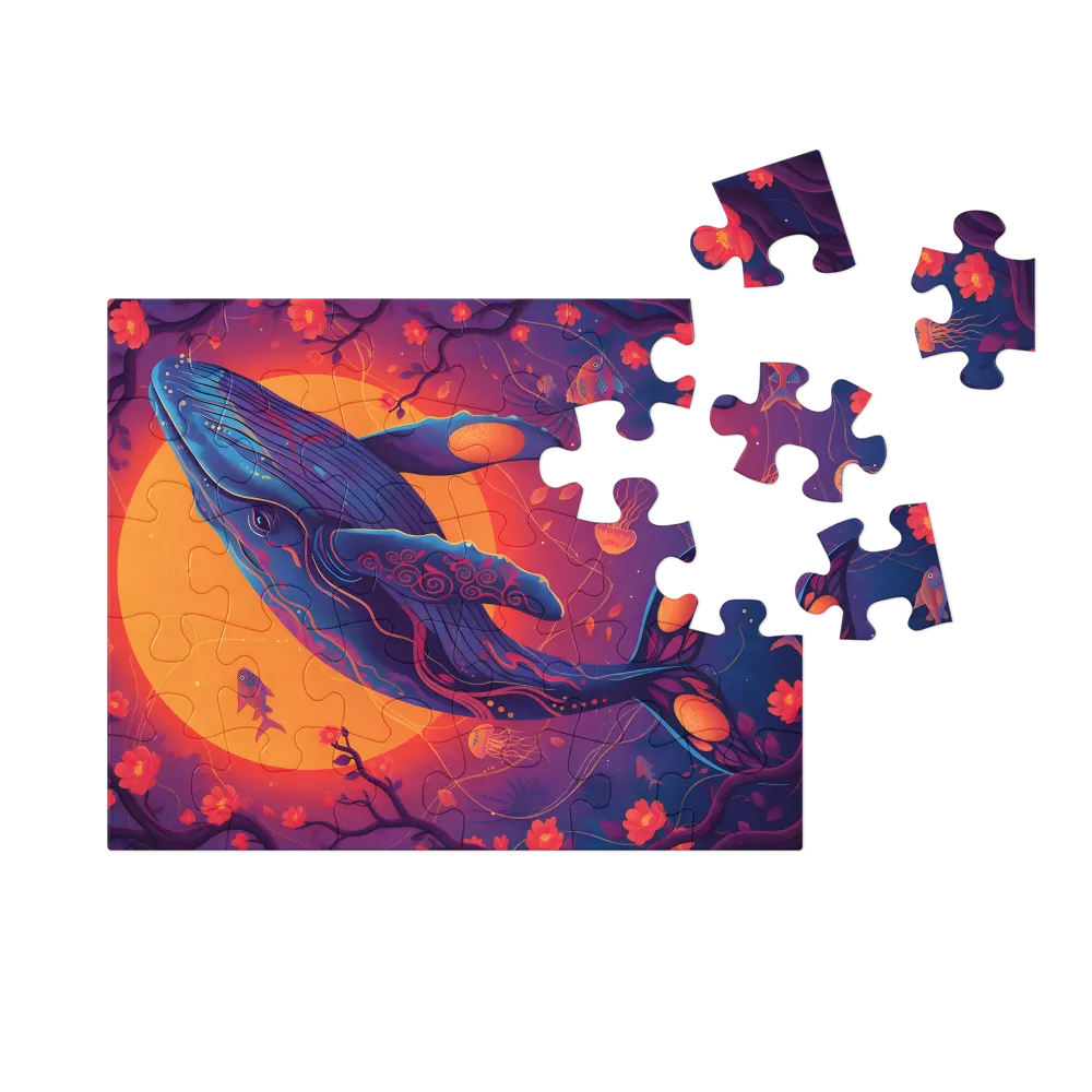Solar Whale 
 Jigsaw Puzzle in Tin Box