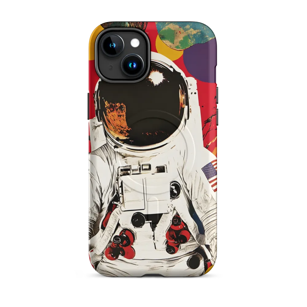 Cosmic Exploration: The Astronaut's Journey | Phone Case |  15 Plus | MagSafe® Tough Case | Matte