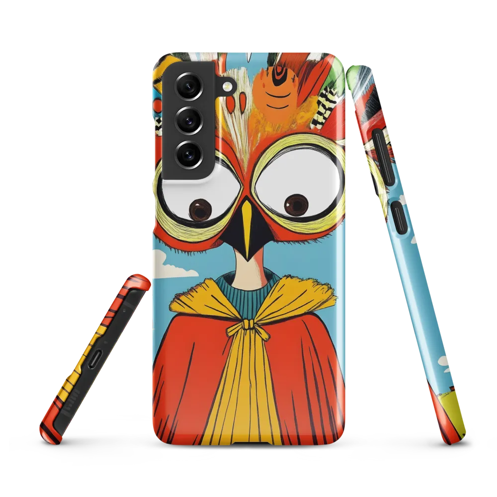 A Whimsical Encounter: The Owl-Human Fusion