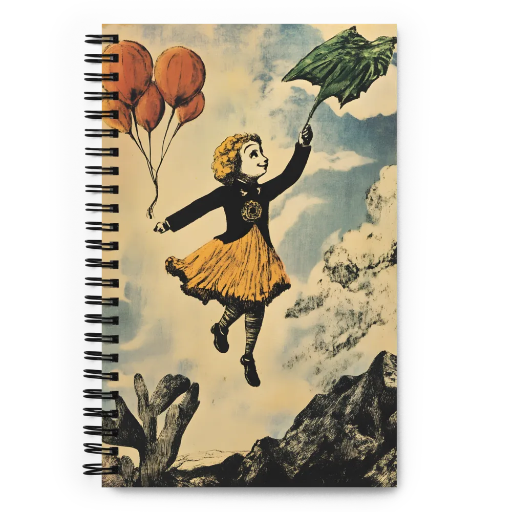 The Flight of Imagination | Spiral Notebook