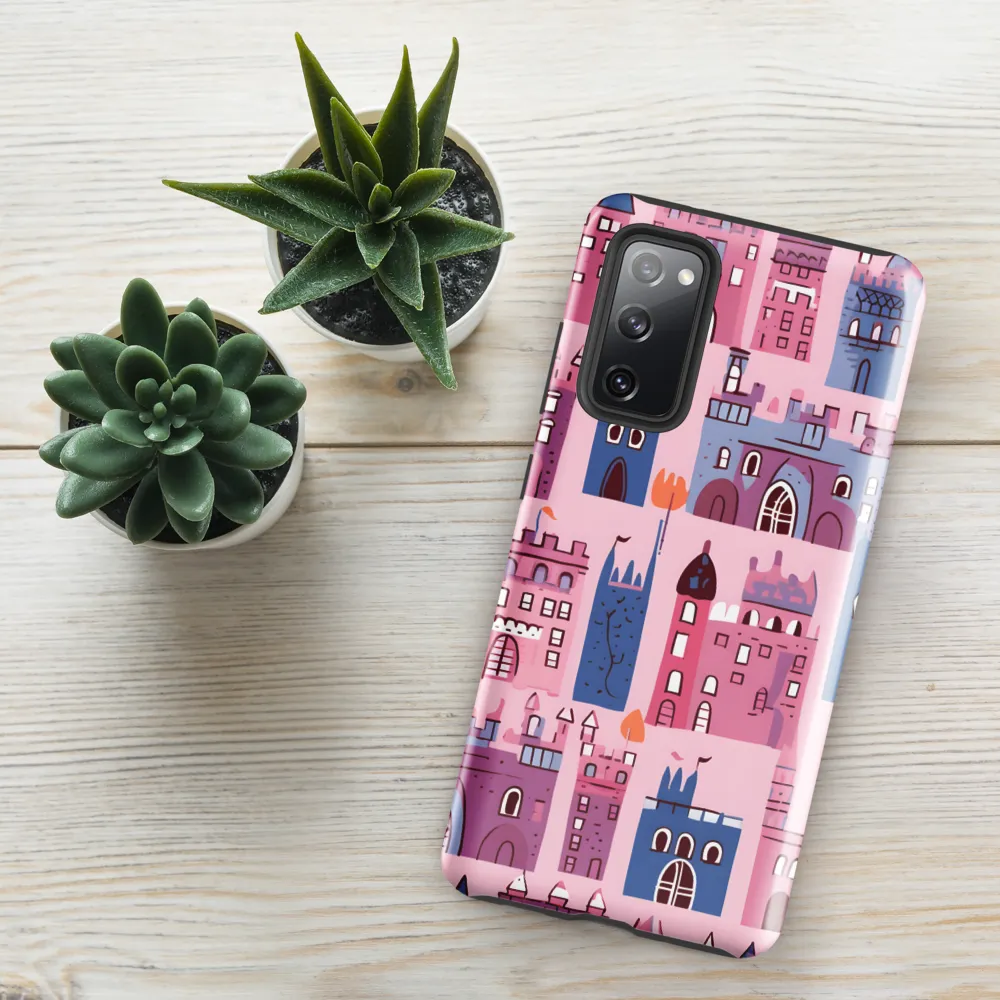 Whimsical Castles: A Playful Tapestry | Phone Case |  S20 FE | Tough Case | Glossy