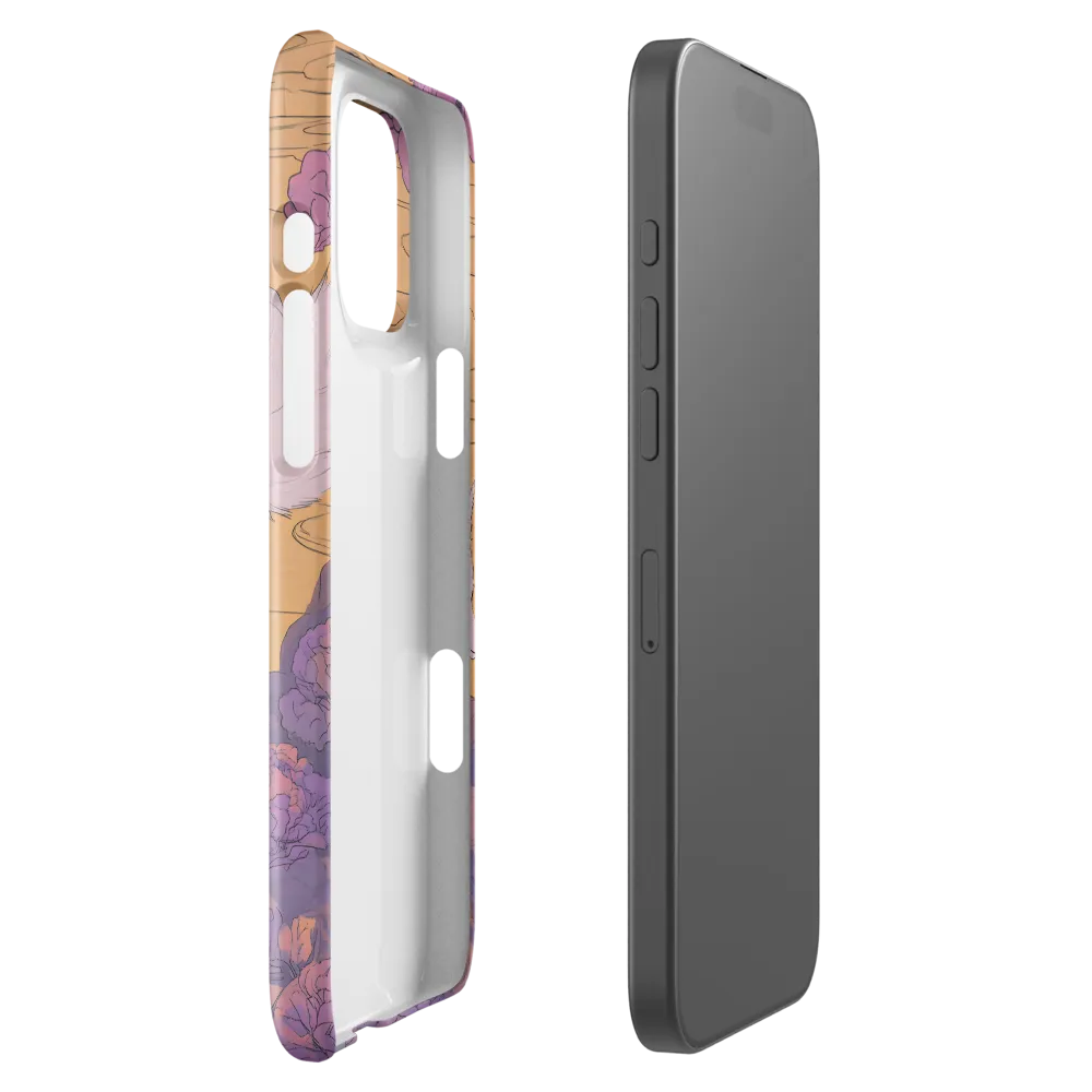 Whispers of the Violet Dawn | Phone Case |  16 Pro Max | Snap Case | Glossy