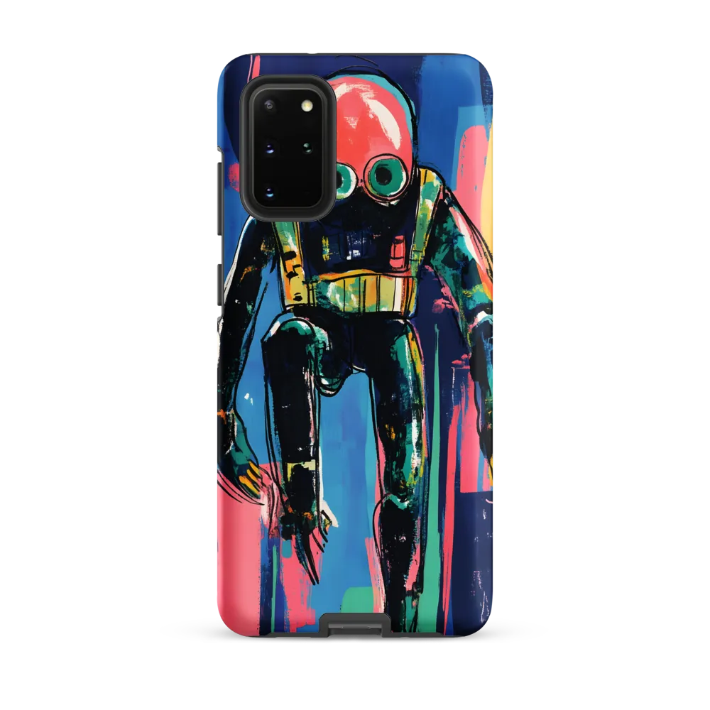 Diver in Vibrant Motion