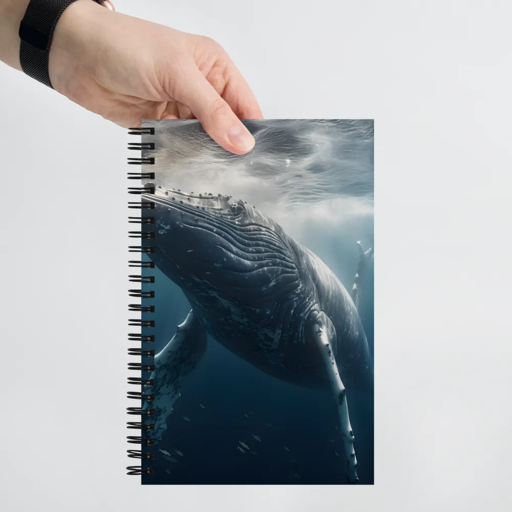 Graced by the Depths | Spiral Notebook