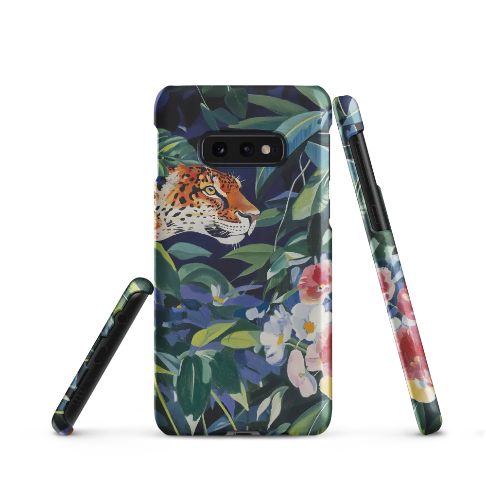Hidden Majesty: The Jaguar Amongst Tropical Splendor | Phone Case |  S10e | Snap Case | Matte