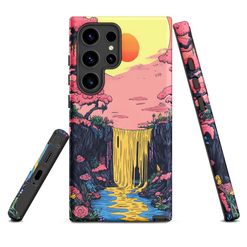 Ethereal Cascade of Blossoms
