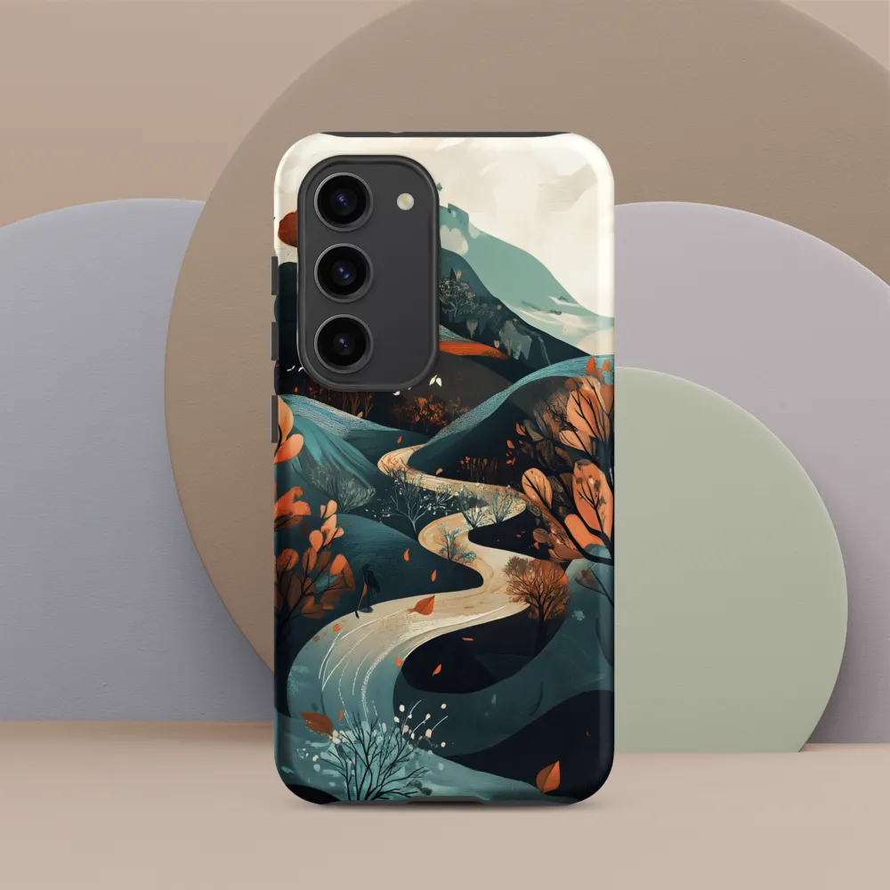 Whispers of Autumn: A Serene Journey | Phone Case |  S23 | Tough Case | Matte