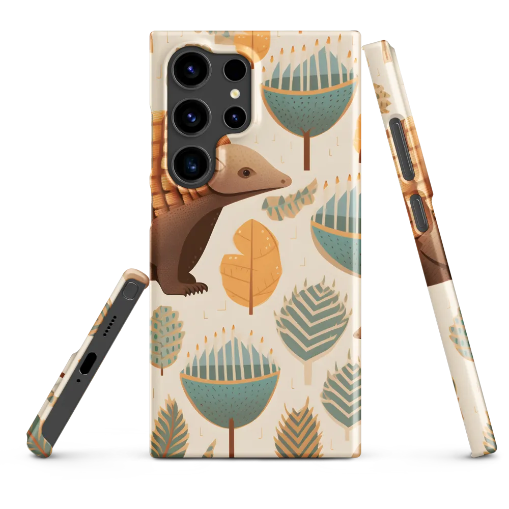Pangolins in a Whimsical Habitat | Phone Case |  S24 Ultra | Snap Case | Matte