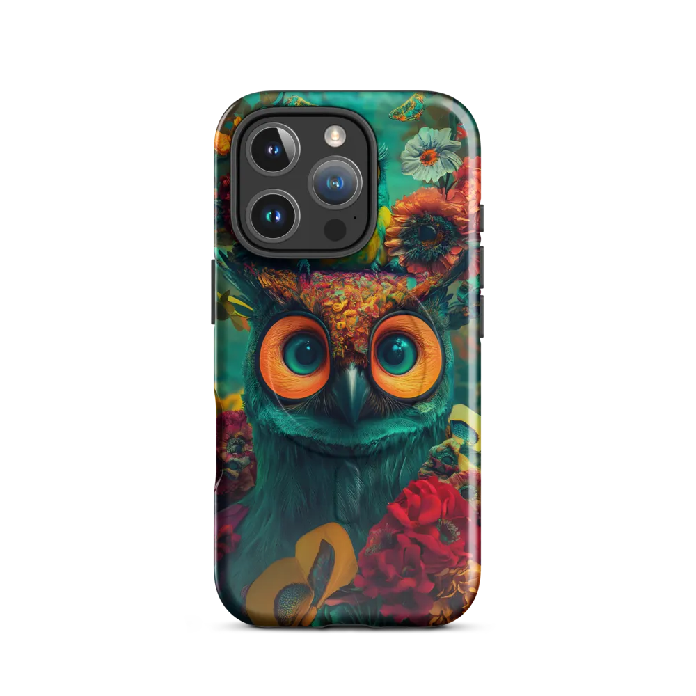 Majestic Harmony: The Floral Owl