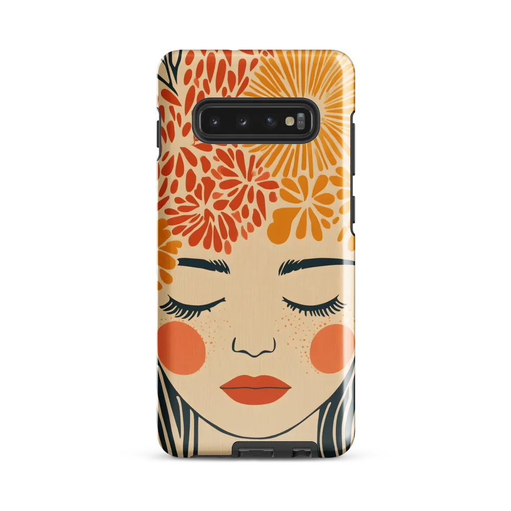 Serenity in Bloom | Phone Case |  S10 Plus | Tough Case | Glossy