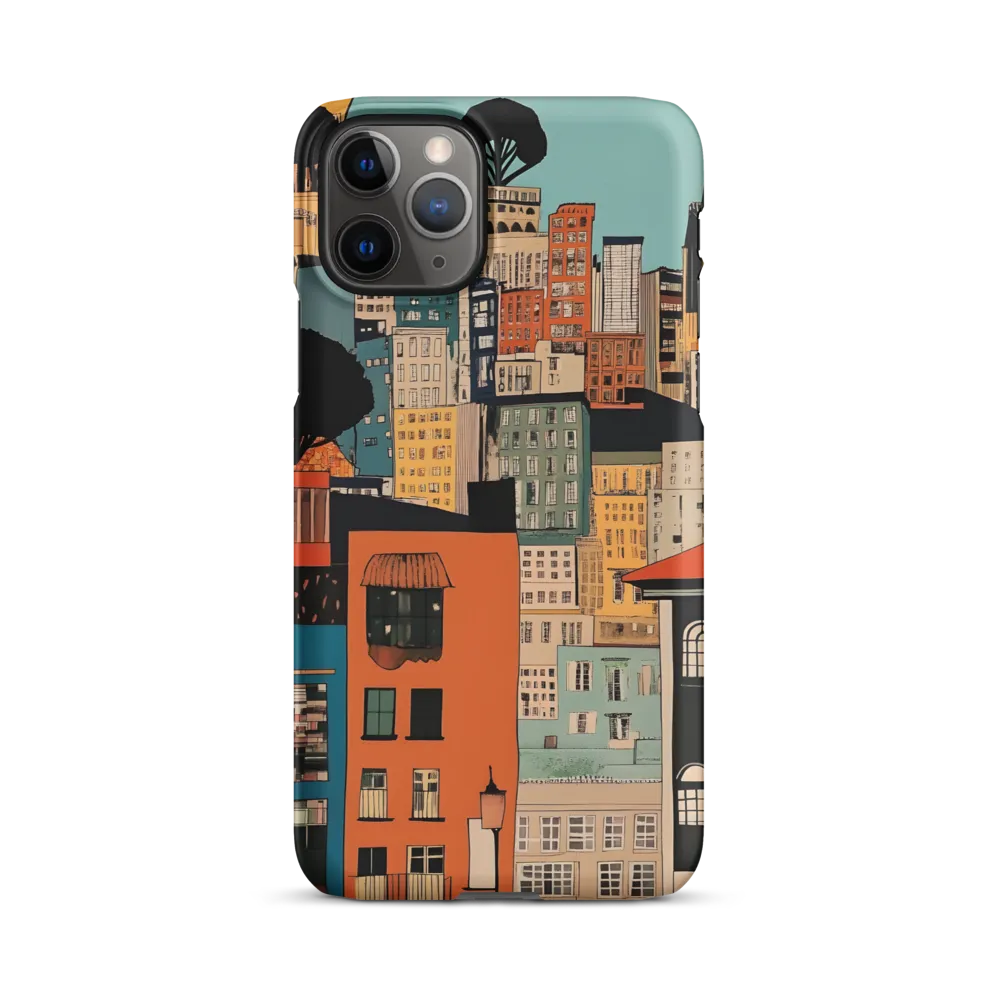 Urban Fusion: A Colorful Cityscape