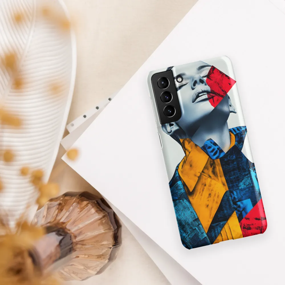 Fragmented Confidence: A Surreal Fashion Portrait