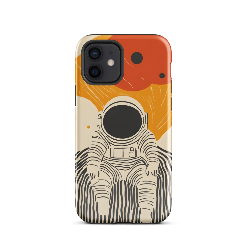 Astronaut in Cosmic Thoughts | Phone Case |  12 | Tough Case | Glossy