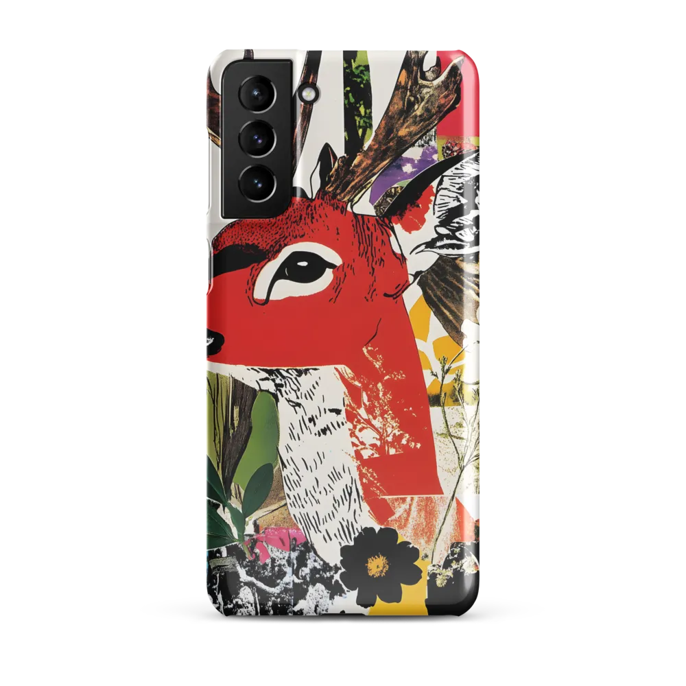 Vibrant Harmony: The Deer in Nature | Phone Case |  S21 Plus | Snap Case | Glossy