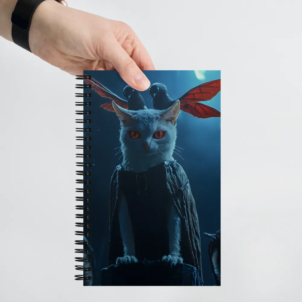 Mystical Guardian of the Night | Spiral Notebook