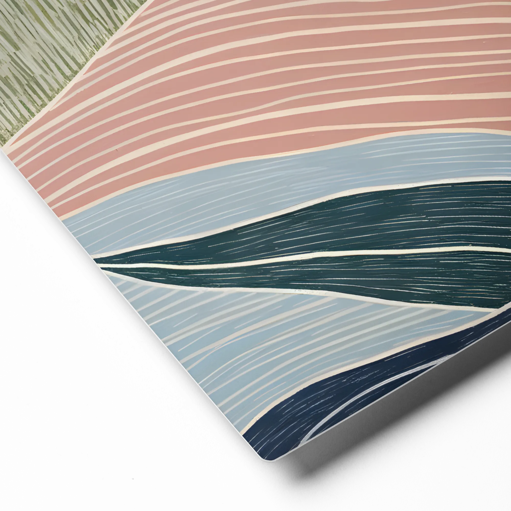 Wavy Tulip 
 Metal Print | 16″x 20″