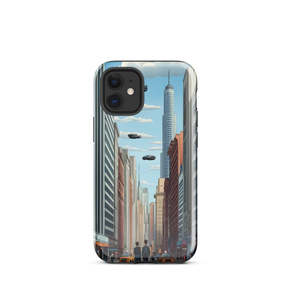 Futuristic Stroll through the Urban Skyline
