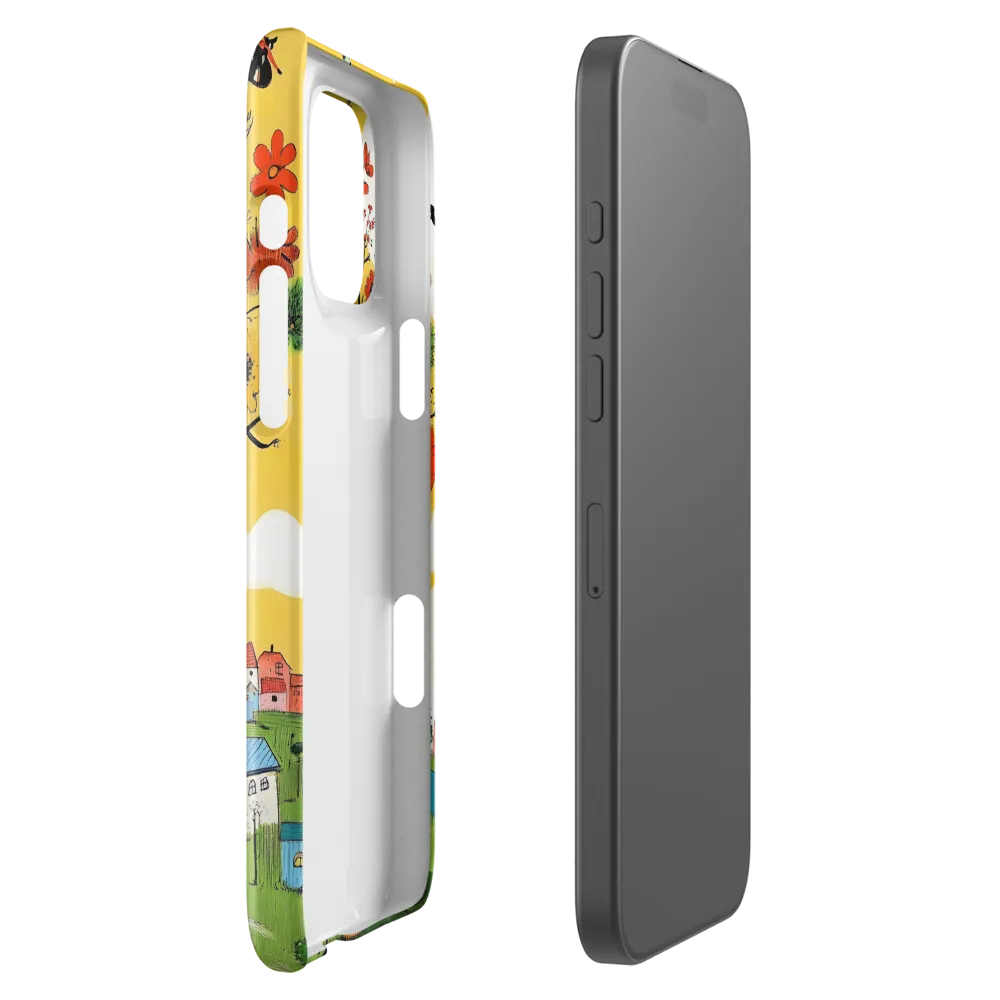 Whimsical Blooms of Life | Phone Case |  16 Pro Max | Snap Case | Glossy