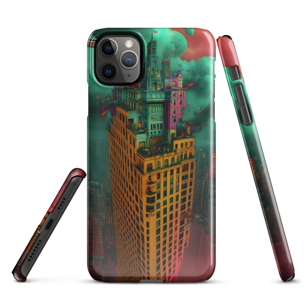 Architectural Dreams: A Surreal Cityscape | Phone Case |  11 Pro Max | Snap Case | Glossy