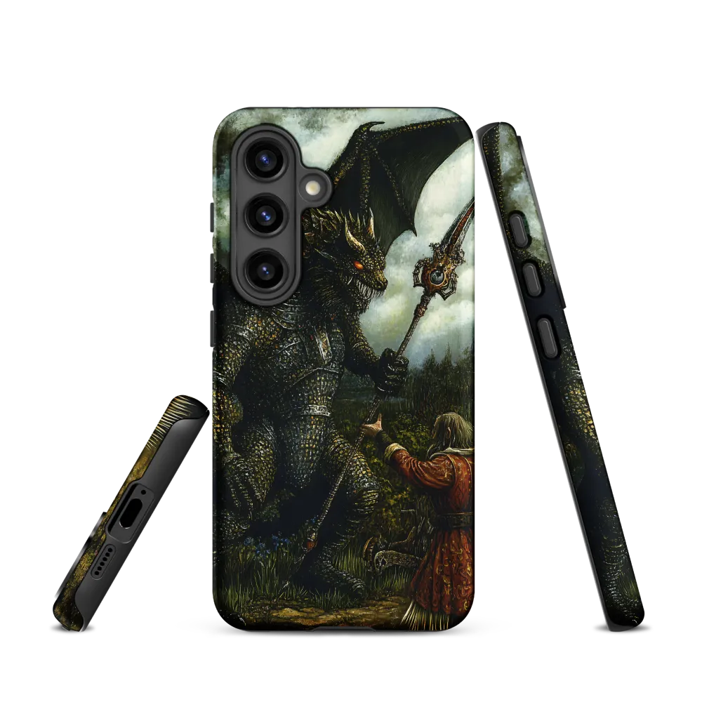 The Confrontation: Dragon vs. Wizard | Phone Case |  S24 | Tough Case | Matte