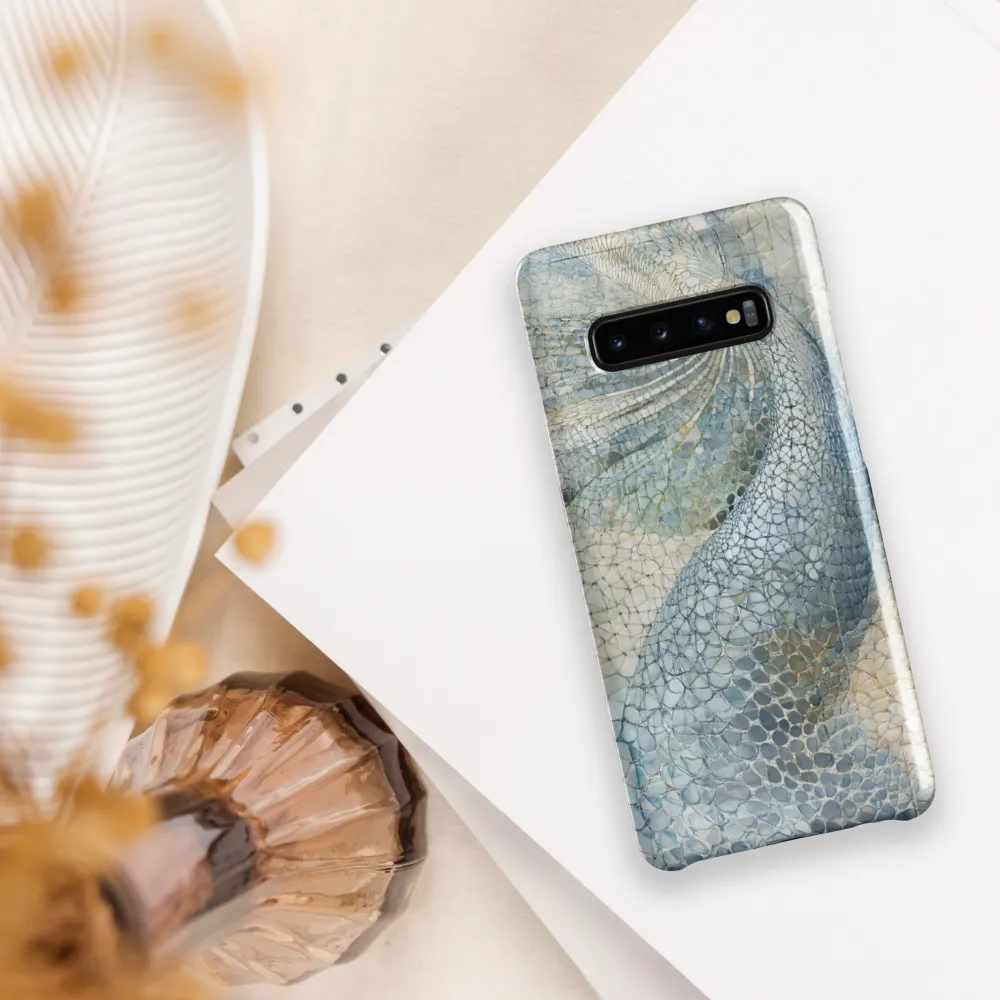 Fluid Geometry: A Dance of Patterns | Phone Case |  S10 Plus | Snap Case | Glossy