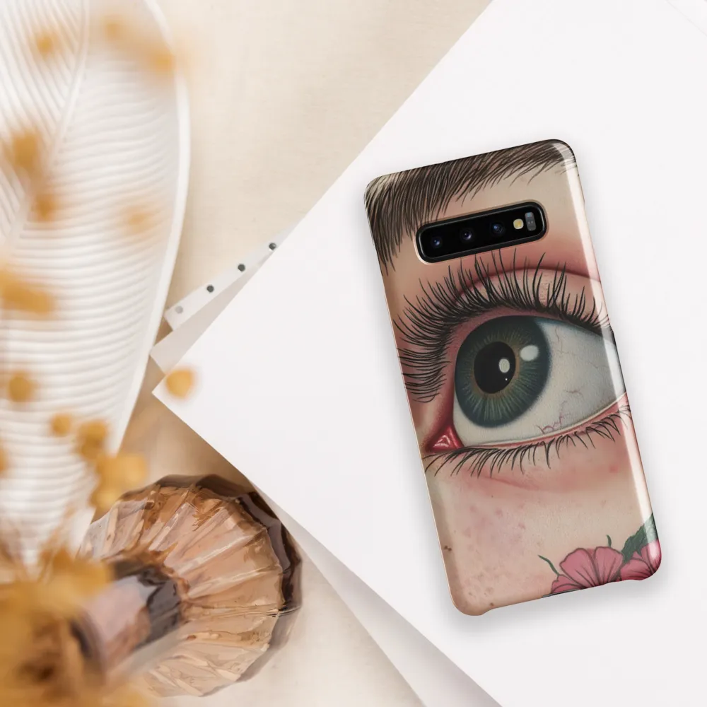 The Introspective Gaze | Phone Case |  S10 Plus | Snap Case | Glossy