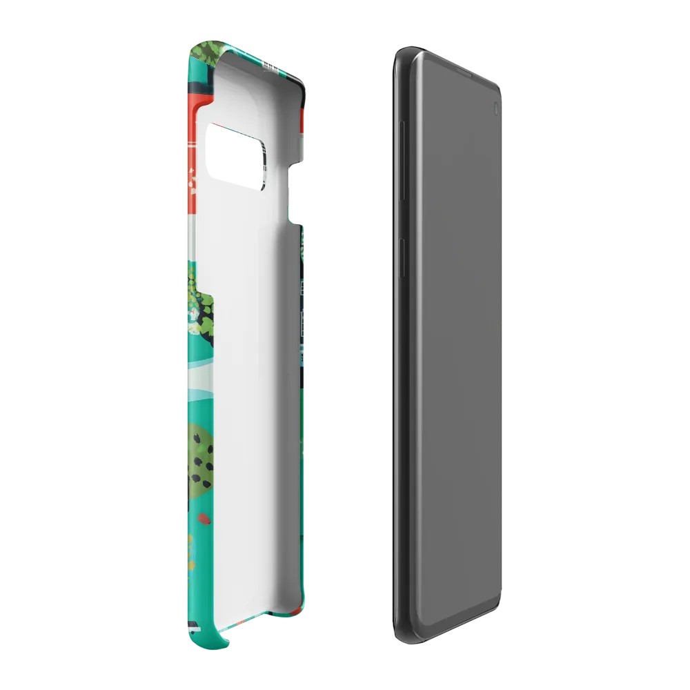 A Colorful Urban Symphony | Phone Case |  S10 Plus | Snap Case | Glossy