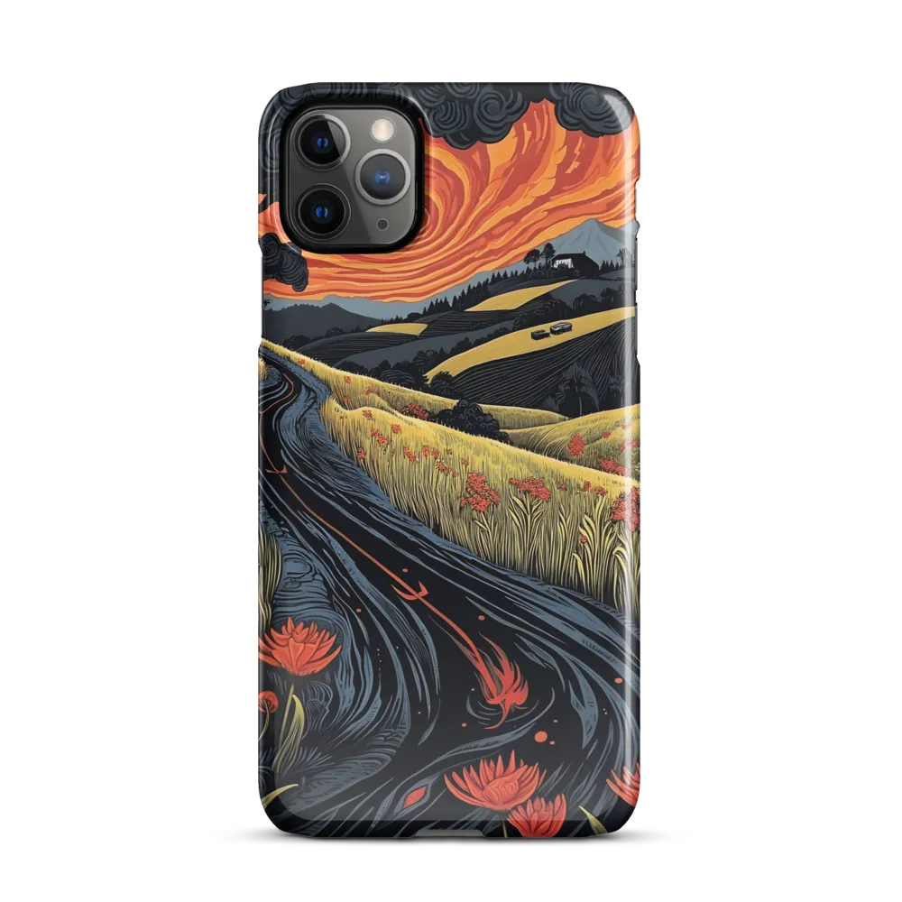 Whispers of the Winding Road | Phone Case |  11 Pro Max | Snap Case | Glossy