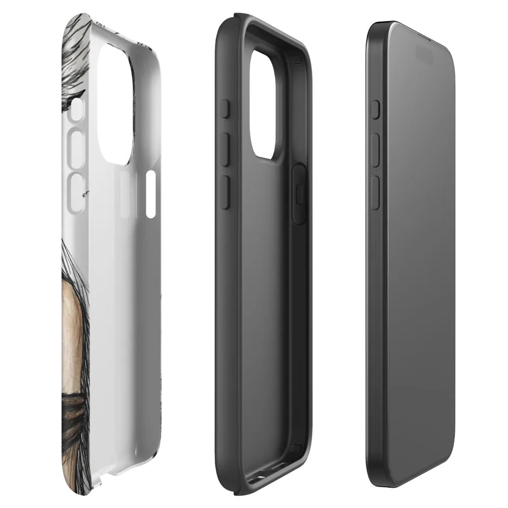 Mystical Guardian: A Confident Presence | Phone Case |  15 Pro Max | Tough Case | Matte