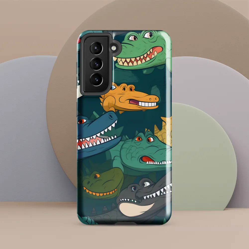 Cheerful Crocodilian Parade