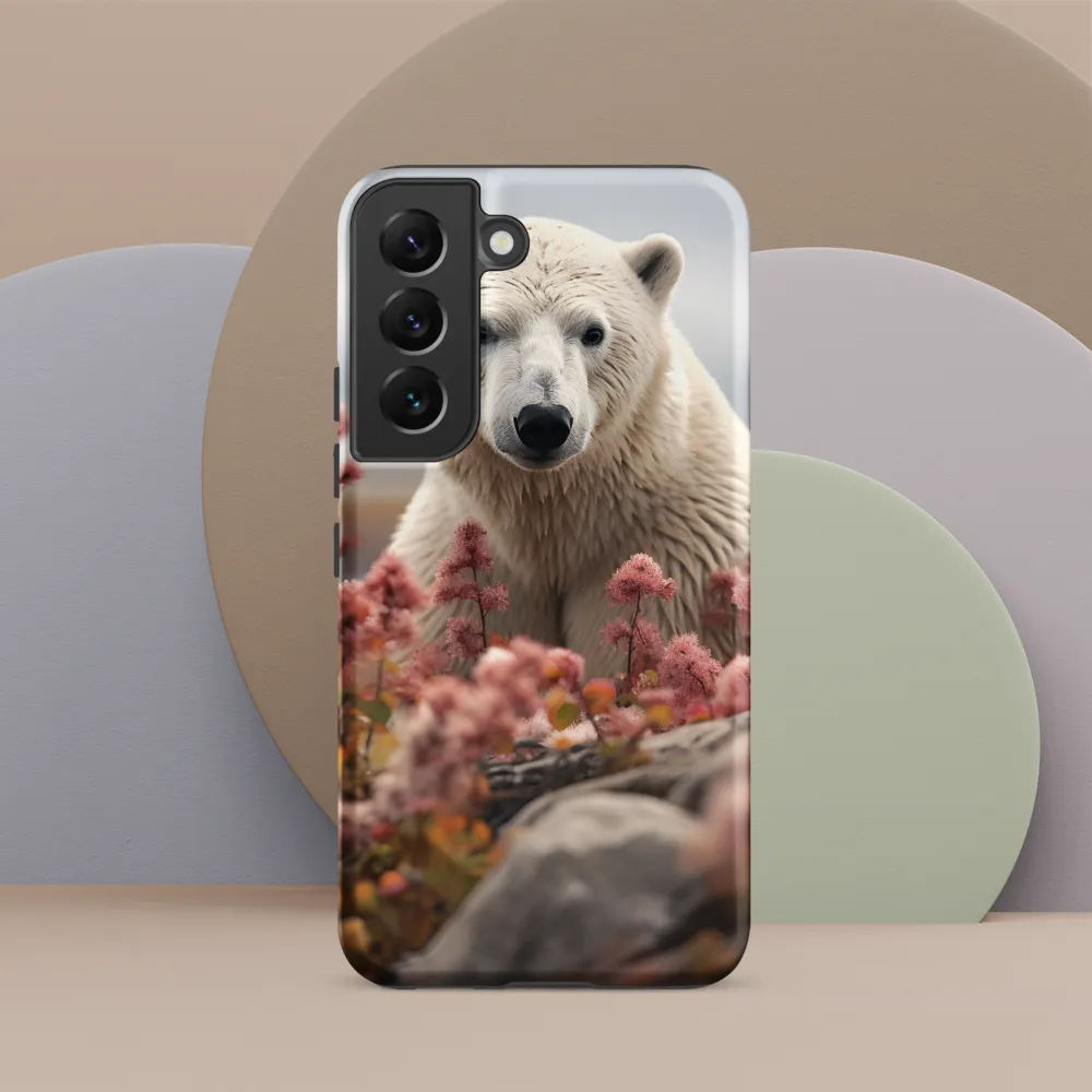 Curiosity Among Blooms: The Polar Bear