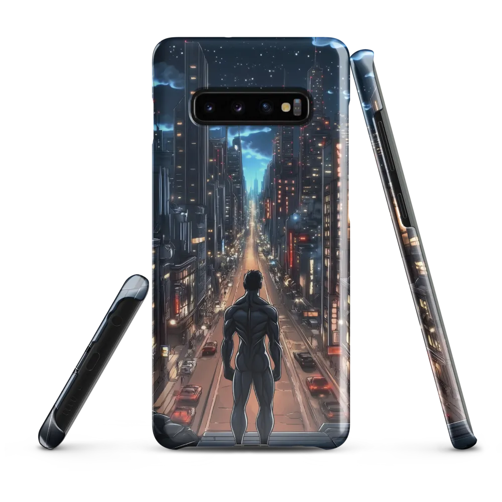 Urban Vigilance: A Hero's Watch | Phone Case |  S10 Plus | Snap Case | Glossy